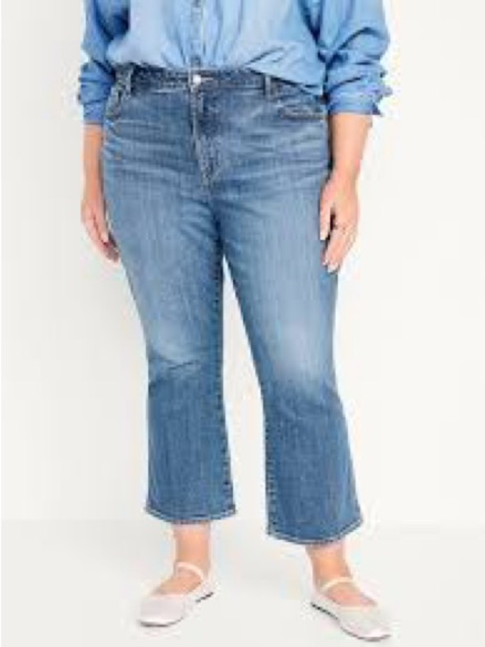 Old Navy Vintage Cropped Flare Jeans 16